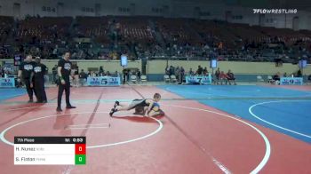 66 lbs 7th Place - Harley Nunez, Noble Takedown Club vs Samuel Finton, Perkins