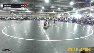 125 lbs Consi Of 32 #1 - Blake Wind, Henryetta Knights Wrestling Club vs Liam Exline, Hawkeye Wrestling Academy