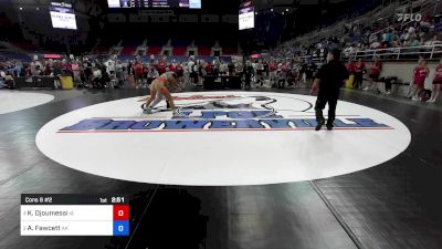 140 lbs Cons 8 #2 - Kiara Djoumessi, IA vs Amelia Fawcett, AK