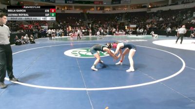 Girls 110 lbs Cons. Round 2 - Lilyana Roybal, Capital vs Bella Garcia, Atrisco Heritage