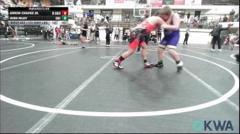 131-HWT lbs Rr Rnd 5 - Arron Chavez JR., Del City Little League Wrestling vs Josh Riley, Chickasha Youth Wrestling