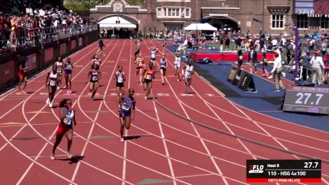 Watch High School Girls 4x100 Relay Prelims (Event 110) Heat 8 At 2026 Penn Relays