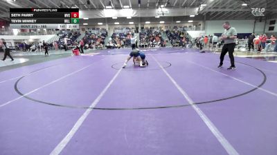 165 lbs Cons. Round 3 - Tevin Minney, Williams Baptist vs Seth Parry, Missouri Valley