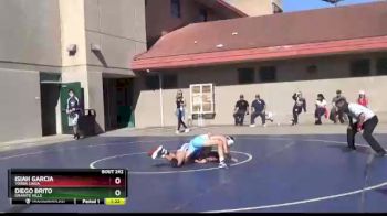 113 lbs Semifinal - Diego Brito, Granite Hills vs Isiah Garcia, Yorba Linda