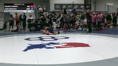 Masters E FS - 88 lbs 5th Place Match - Vincent DiResta, New York vs John Montoya, Mad Cow Wrestling Club