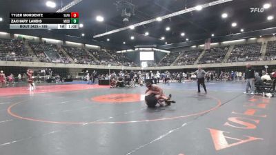 189 lbs Semifinal - Tyler Mordente, Yaphank vs Zachary Landis, Middletown