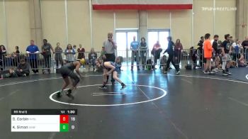 85 lbs Prelims - Dale Corbin, Malvern Silver MS vs Kiyon Simon, GA Justice Nearfall MS