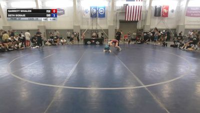 94 lbs Garrett Whalen, Pennsylvania Red vs Seth Sobaje, California Silver