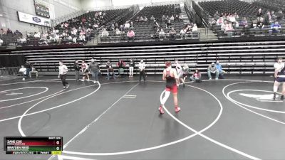 178 lbs Champ. Round 2 - Brayden Reed, Granger High School vs Zane Cox, Uintah Wrestling