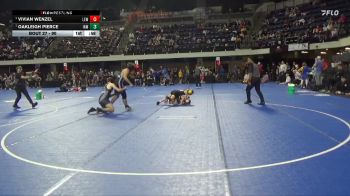 90 lbs Round 2 - Oakleigh Pierce, Immortal Athletics WC vs Vivian Wenzel, Lewiston-Altura