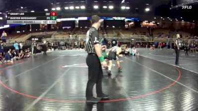 126 lbs Champ. Round 1 - Grant Lee, South Effingham vs Buster Bossardet, Flagler Palm Coast