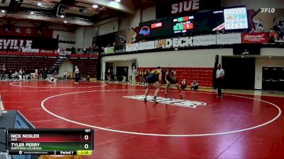 197 lbs Cons. Semi - Nick Nosler, SIUE vs Tyler Perry, Northern Colorado