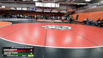 165 lbs Quarterfinal - Preston Morris, Spring Creek vs Ethan Sprague, McCall- Donnelly