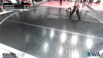84-88 lbs 3rd Place - Kaisen Kelley, Raw Wrestling Club vs Hudson Smith, Salina Wrestling Club