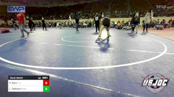 110 lbs Consolation - Paezlie Kerr, F-5 Grappling vs Lennox Gebara, Frontenac Youth Wrestling Club