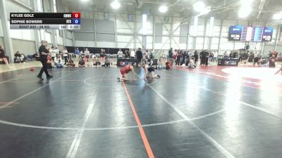 59 kg Cons. Sub-rd Of 16 - Kylee Golz, Colorado Mesa Wrestling Club vs Sophie Bowers, Burg Training Center