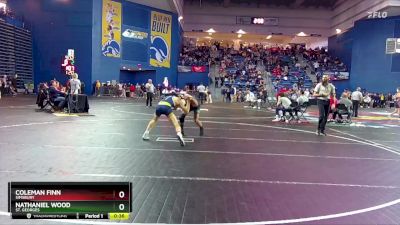 126 lbs Cons. Round 1 - Nathaniel Wood, St. Georges vs Coleman Finn, Simsbury