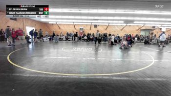 110 lbs Consi Of 8 #2 - Tyler Walburn, Turbotville vs Miles Ransom-Rennicks, Montoursville