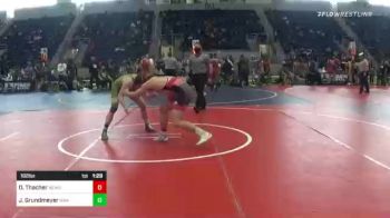 182 lbs Round Of 16 - Darian Thacher, Newberg vs John Grundmeyer, Nwa