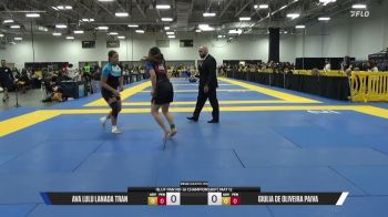 Giulia De Oliveira Paiva vs Ava Lulu Lanada Tran 2026 Pan IBJJF Jiu-Jitsu No-Gi Championship