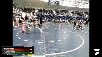 80 lbs Quarterfinal - Mason Myers, WPA Spartans vs Jack Kahley, M2 Training Center