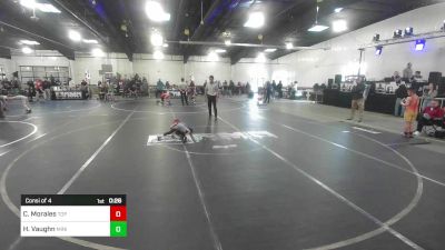 50 lbs Consi Of 4 - Caleb Morales, Top Rank vs Hunter Vaughn, Mini Avengers