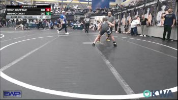 100 lbs 3rd Place - Uriah Warfield, Husky WC vs Reid Botchlet, Choctaw Ironman Youth Wrestling