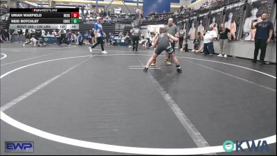 100 lbs 3rd Place - Uriah Warfield, Husky WC vs Reid Botchlet, Choctaw Ironman Youth Wrestling