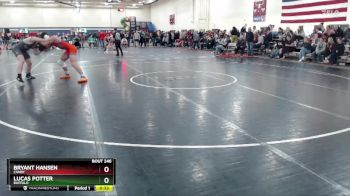 215 lbs Cons. Round 2 - Bryant Hansen, Canby vs Lucas Potter, Buffalo