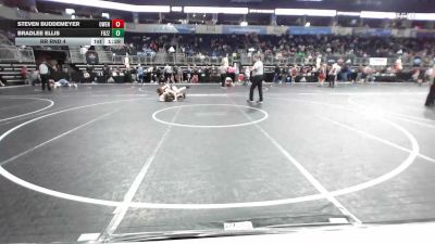 148 lbs Rr Rnd 4 - Steven Buddemeyer, Owensville Wrestling vs Bradlee Ellis, Fuzzy Bees Wrestling