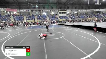 55 lbs Semifinal - Trevor Jagger, Bald Eagle vs Dave Alvarado, Jr Trojans