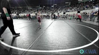 43 lbs Semifinal - Braxley Harjo, Warhorse Wrestling Club vs Riley Tarwater, Eufaula Ironheads Wrestling Club