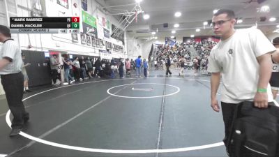 106 lbs Champ. Round 2 - Daniel Hackler, Quartz Hill vs Mark Ramirez, Palm Desert