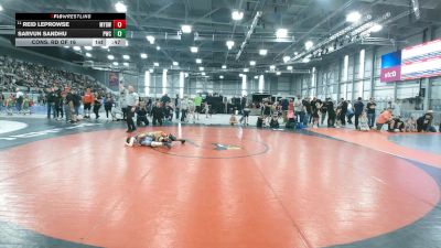 67 lbs Cons. Rd Of 16 - Reid LeProwse, Mine Yard Dogs Wrestling Club vs Sarvun Sandhu, Punisher Wrestling Company