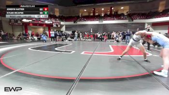 145 lbs Rr Rnd 3 - Jordyn Hatter, Bartlesville High School Girls vs Kylee McAfee, Edmond North Girls