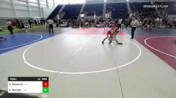 130 lbs Consolation - Dominic Molanick, Lions WC vs Korey Kemper, Thorobred WC