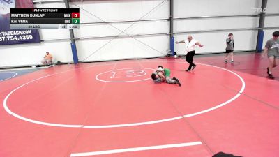 80 lbs Rr Rnd 3 - Matthew Dunlap, Micky's Maniacs Grey vs Kai Vera, Ohio Valley Forge