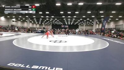 115 lbs Cons. Semis - Daniel Jacobucci, Ohio vs Brantley Williams, Maize Wrestling Club