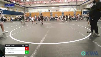 84 lbs Quarterfinal - Elijah Robinson, Shelton Wrestling Academy vs Lennon Lantz, Standfast OKC