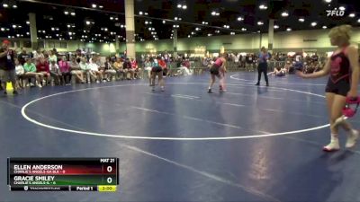 105 lbs Placement Matches (8 Team) - Gracie Smiley, Charlie`s Angels-IL vs Ellen Anderson, Charlie`s Angels-GA Blk