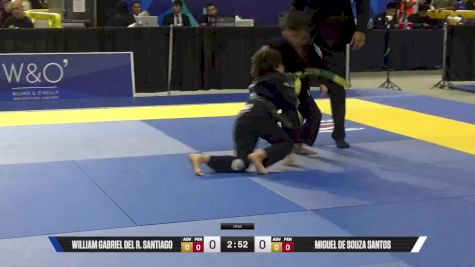 Miguel De Souza Santos vs William Gabriel Del R. Santiago 2025 Pan Kids Jiu-Jitsu IBJJF Championship