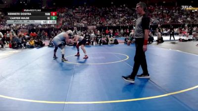 3A 175 lbs Champ. Round 1 - Carter Hulse, West Jefferson vs Kenneth Oostra, Parma