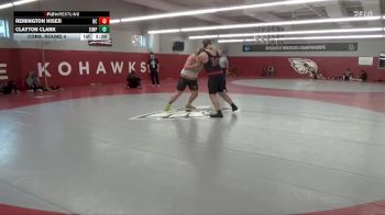 285 lbs Cons. Round 4 - Clayton Clark, Simpson vs Remington Hiser, Blackburn