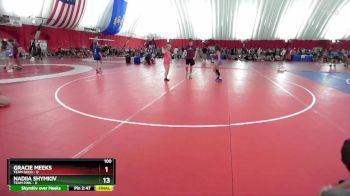 105 lbs Round 2 (6 Team) - Jaydis Sordelet, Team Gold vs Lilyan Daniels, Team Pink