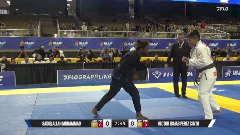 Hector Isaias Perez Cinto vs Sadiq Allah Muhammad 2026 Pan Jiu Jitsu IBJJF Championship