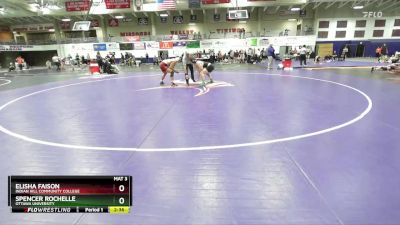 184 lbs Cons. Round 4 - Elisha Faison, Indian Hill Community College vs Spencer Rochelle, Ottawa University