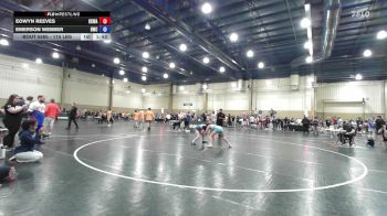 115 lbs Semifinal - Eowyn Reeves, KongKrete Wrestling Academy vs Emerson Webber, Hernando Wrestling Club