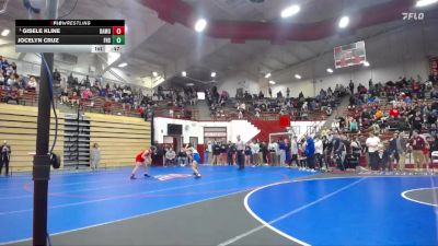 110 lbs Champ. Round 2 - Gisele Kline, Fort Wayne North Side vs Jocelyn Cruz, Frankfort High School