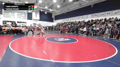 126 lbs Quarterfinal - Nathan Itchon, Poly/Long Beach vs Jaime Serrato, Highland