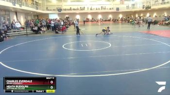 157 lbs Prelim - Heath Rudolph, Gettysburg College vs Charles Everdale, Wilkes University